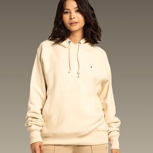 NWT Champion Oversized Cream Oatmeal Hoodie -  XS